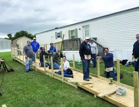 FUMC Sachse volunteers build ramps