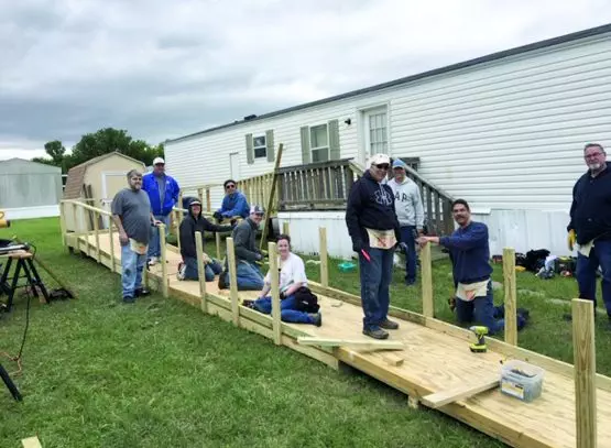 FUMC Sachse volunteers build ramps